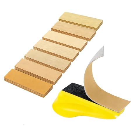 Micro Sander Kit with 70 Pcs Sanding Paper 80 to 400 Grit Wet Dry Sandpaper