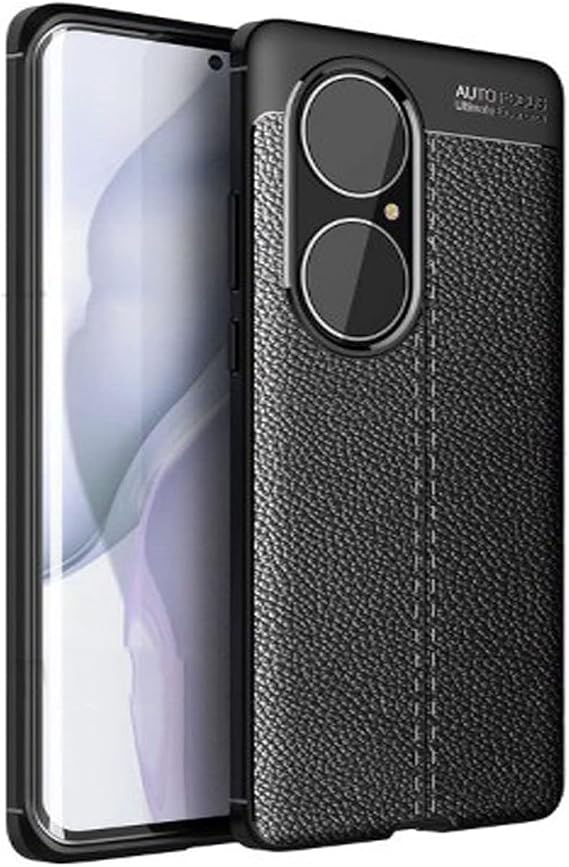 Microcase Huawei P50 Pro Leather Tpu Silikon Kılıf - Siyah