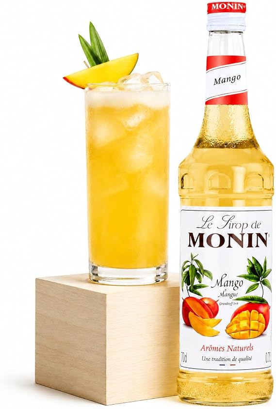 Monin Mango Syrup 70cl Bottle - Mango Syrup Flavouring for Cocktails