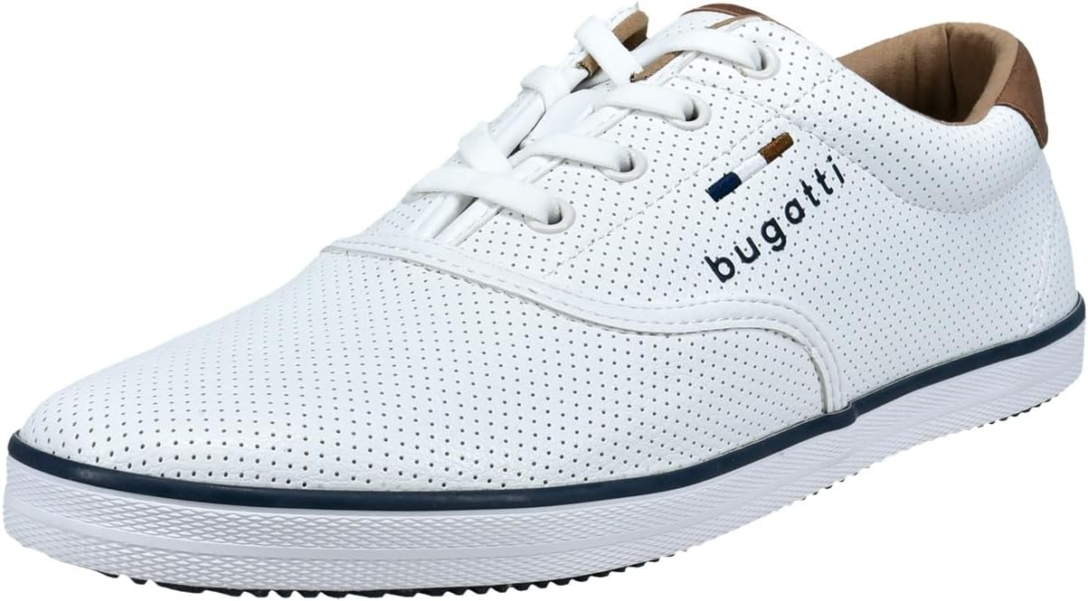 bugatti Alfaro Low Trainers White