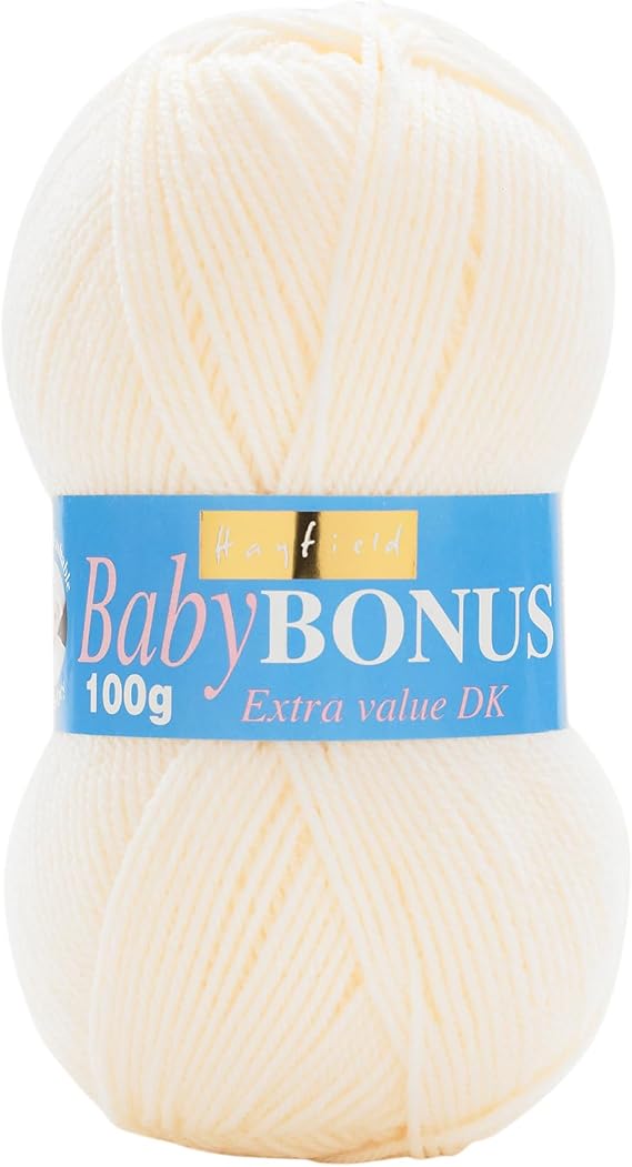 Sirdar Hayfield Bonus DK Double Knitting, Baby Cream (855), 100g