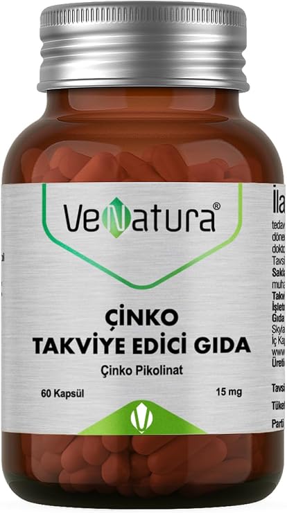 VeNatura Çinko 15 mg 60 Kapsül