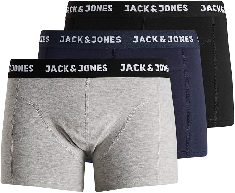 JACHENRIK TRUNKS 3 PACK N Siyah Erkek Boxer