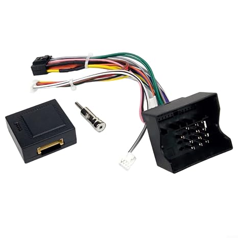 16 Pin Wiring Harness CAN Bus Decoder For C-Max, Fiesta Focus II Fusion For Kuga S-Max Car Head Unit Audio Interface Cable Black