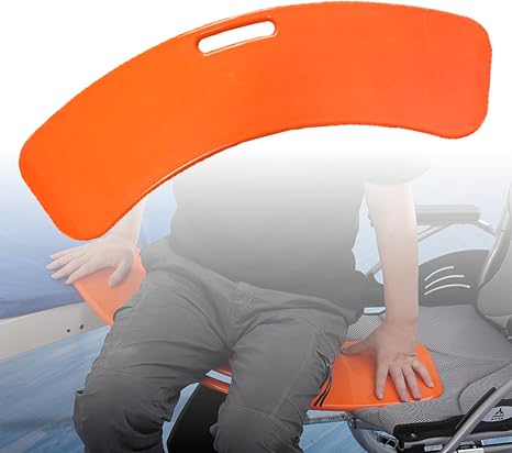 Transfer Board Patient Slide for Transferring Patients or Handica from Wheelchair to Bed Sliding Board for Wheelchair Users Patient Lifter Aid to the Toilet to the Bath (Orange)
