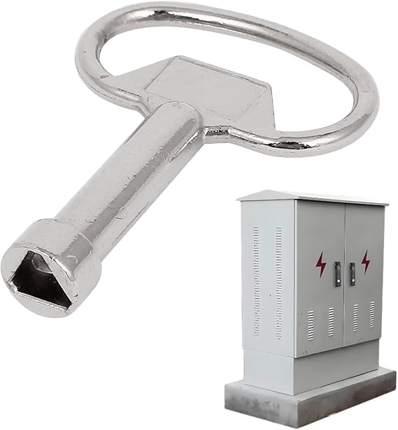 Control Cabinet Key Triangle Metal Wrench