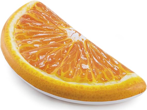 Intex 58763EU Inflatable Mat Orange Realistic Design