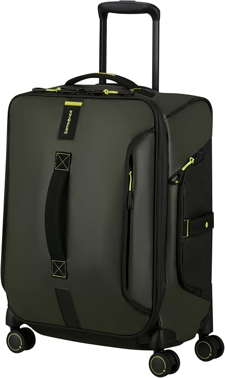 Samsonite Paradiver Light Cabin Suitcase 55 x 40 x 23 cm, Soft Case for EasyJet, Wizz Air and Most Airlines, 48L, Jungle Green