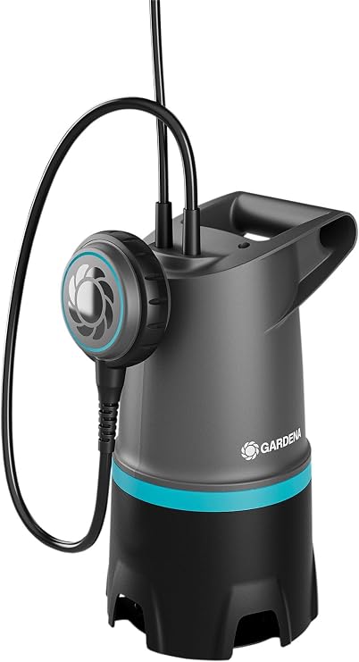 GARDENA 2 in 1 Submersible Pump for Dirty Water 20000 BASIC 20,000 L/H with Float Switch