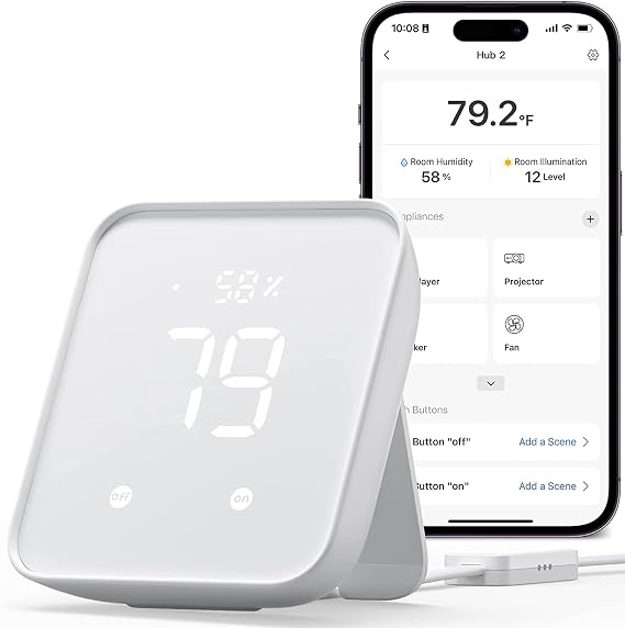 SwitchBot Hub 2 UK - Beyaz