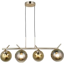 Lucea Purio 4 Lu Gold Row Pendant Chandelier 4xe27