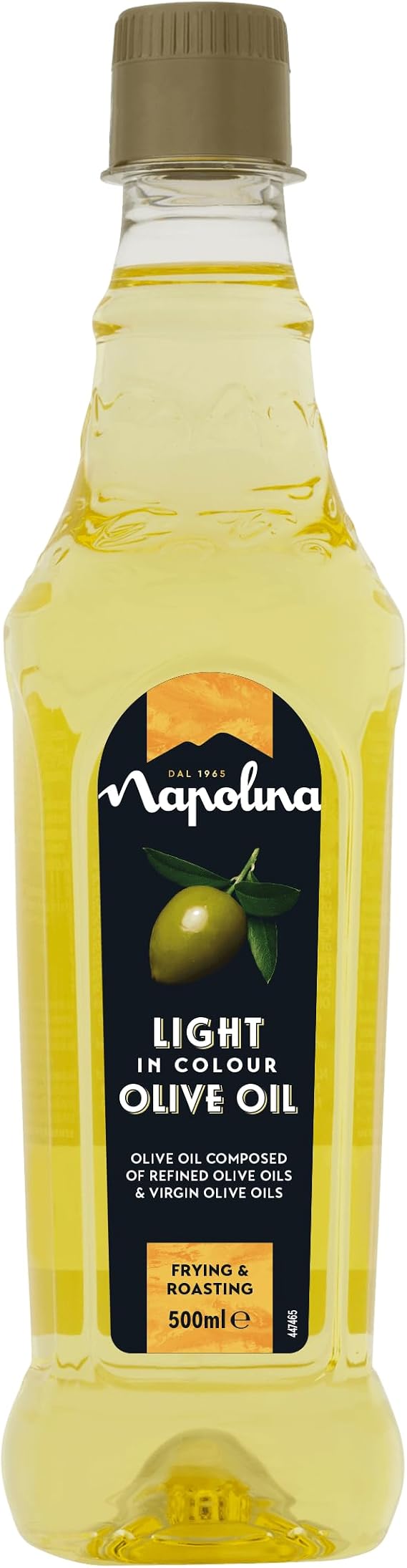 Napolina Light and Mild Olive Oil, 500 ml (Pack of 1)