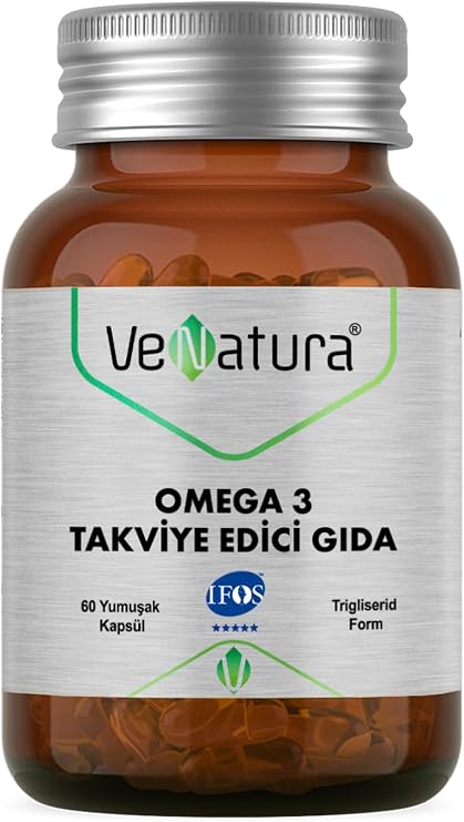 Venatura Omega 3 60 Kapsül PORTAKAL Renkli