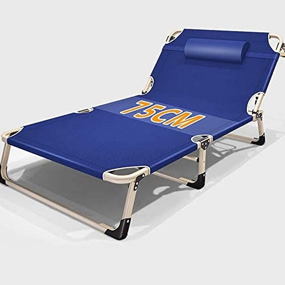 Zero gravity outdoor recliner Folding weather-resistant sun lounger, Portable folding bed Simple Single Bed Hospital escort bed, Heavy-duty adjustable office recliner, Can bear 300