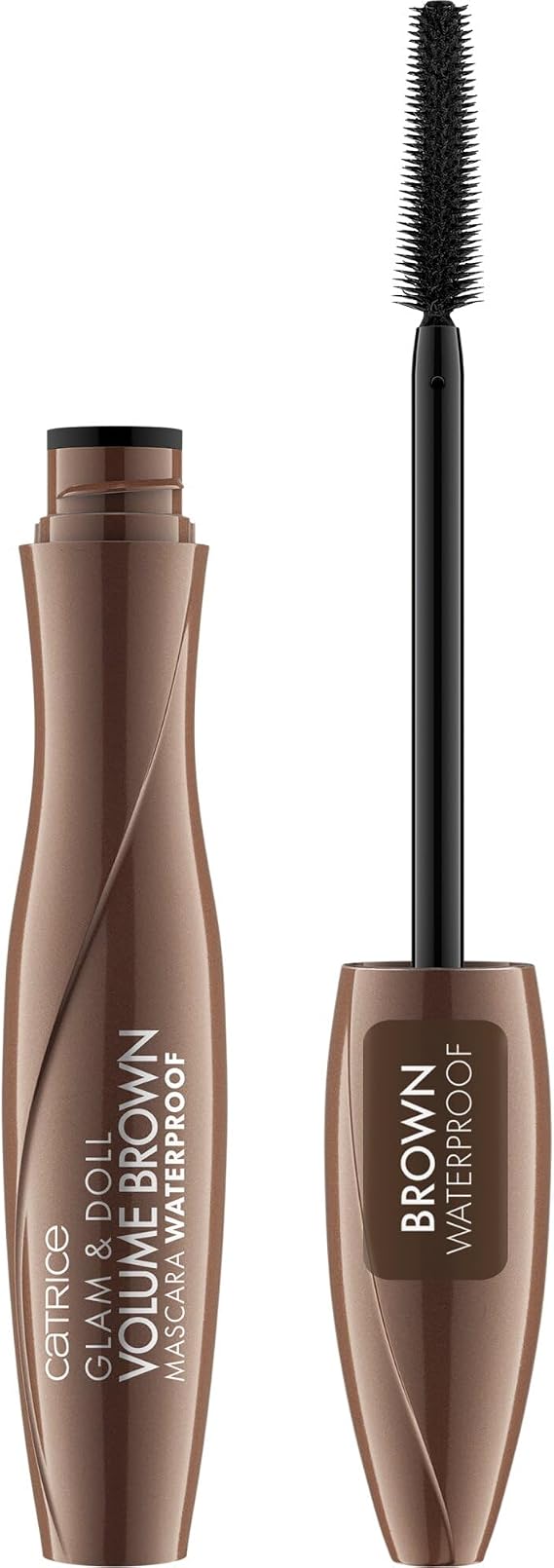 Catrice Waterproof Volumizing Mascara Brown Glam & Doll, Volumize, Define, Lengthen, Matte (10ml)