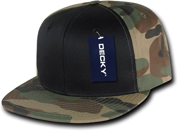 DECKY Camo Cotton Snapback, Woodland/Black/Woodland