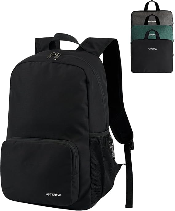 Waterfly 20L Foldable Backpack Daypack: Packable Travel Backpack Folding Rucksack Lightweight for Hiking City Walk Men Women