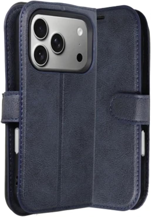 SİDE EYE - Apple iPhone 17 Pro ile uyumlu Venz Core Kapaklı Kılıf - Lacivert