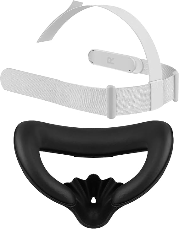 Head Strap and Face Cover Pad for Meta Quest 2
