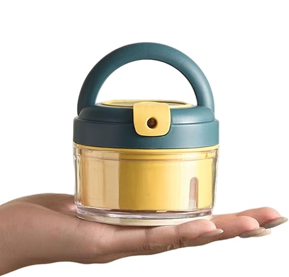 Manual Food Processor | Manual Vegetable Food Crusher,Handheld Grater, Small Kitchen Tool, Portable Processor for Household Accessories
