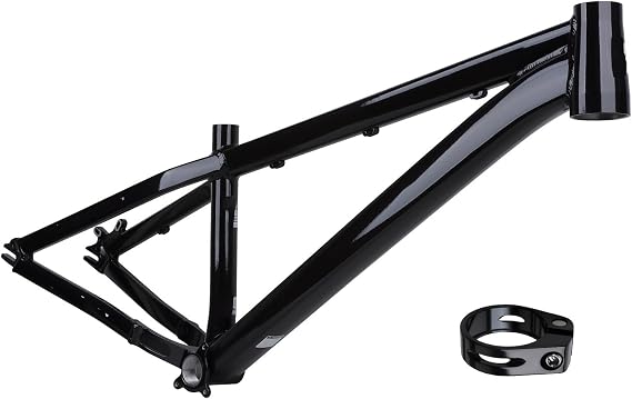 Dirt Jump Hardtail MTB Frame 26 Inch Aluminum Alloy, DJ BMX Cruiser Frame 10x135mm Quick Release