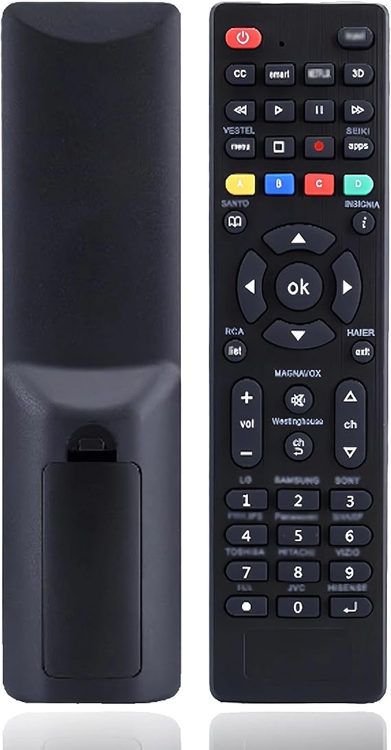 Universal Remote Control For Samsung LG Sony Philips Sharp Smart TV | For Panasonic TCL HAIER Toshiba Hitachi VIZIO TV Remote Control | Hotkeys Provide Convenient Operation