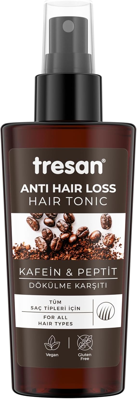 Tresan Kafein & Peptit Dökülme Karşıtı Saç Toniği 125 ml