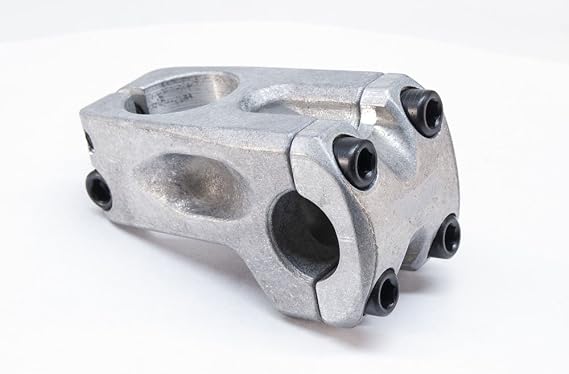Eastern Bikes Throttle BMX Stem, 22.2mm Clamp Dia, 50mm Reach, Frontload or Topload, Lightweight 6061 Alloy, Chromoly Bolts (Frontload