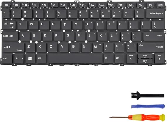 Replacement US Layout Backlit Keyboard for HP EliteBook X360 1020 G2 1030 G2 1030 G3 1030 G4 HSN-I04C Series Laptop