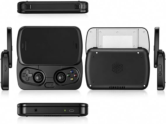 Foldable Retro Handheld Gaming Console, 4.7-Inch 120Hz Touchscreen