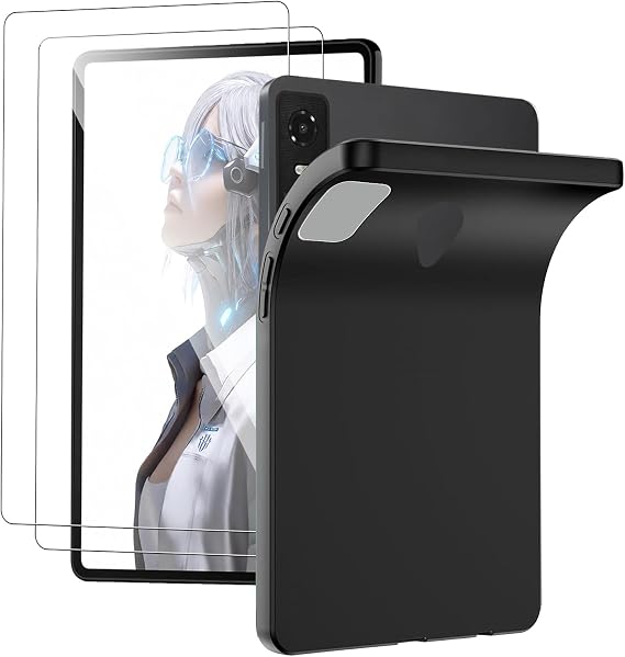 Matte Case with 2 Screen Protector for RedMagic Astra 2/Gaming Tablet 5 Pro