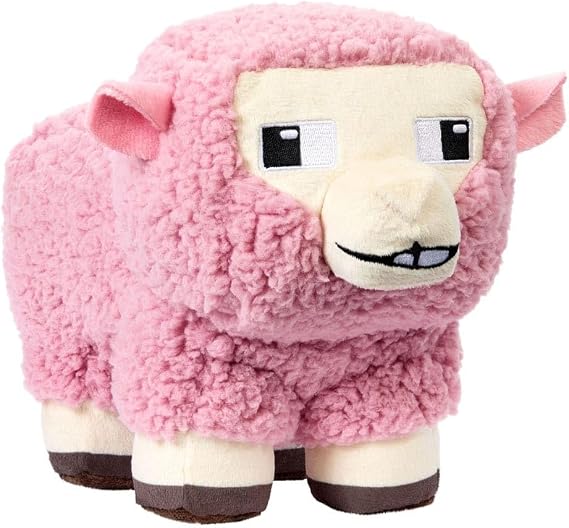 Mattel Minecraft - 8" Basic Plush (Pink Sheep) /Plush