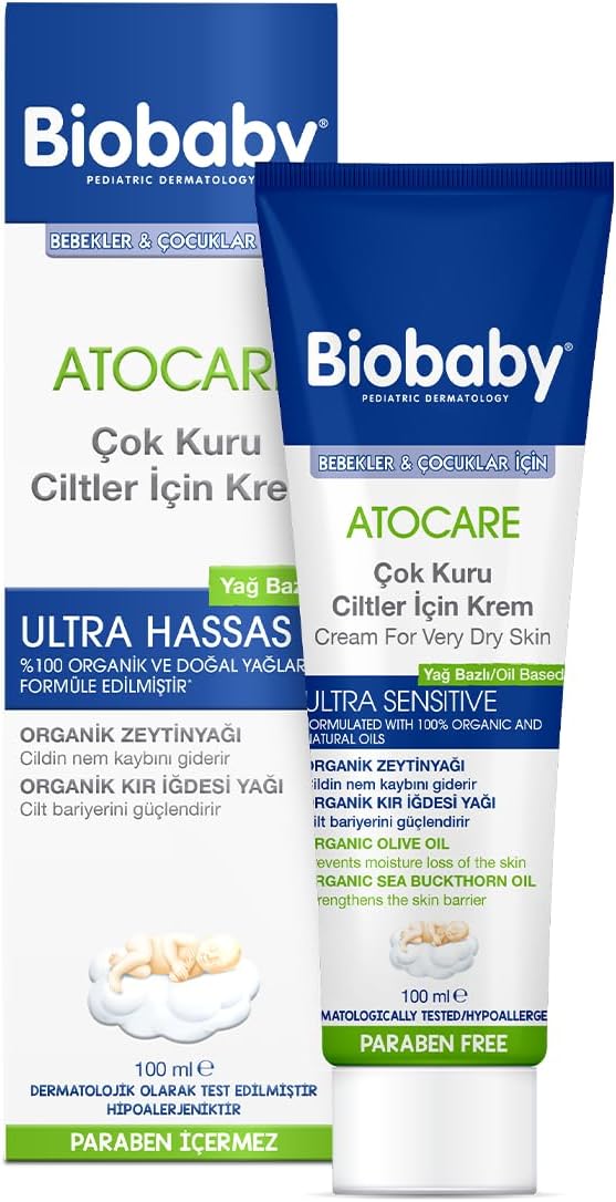 BioBaby Atopik Ciltler İçin 100 ml Bakım Kremi