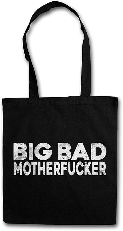 Urban Backwoods Big Bad Motherfucker Shopper Reusable Hipster Shopping Cotton Bag