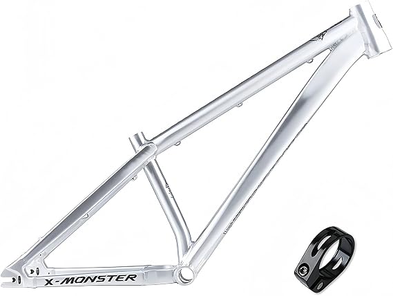 Dirt Jump 26IN Bicycle Frame 10X135mm Mountain Jumper Bicycle Frame External Routing 6061 Aluminum Alloy AM Hardtail Bicycle Frame Quick Release