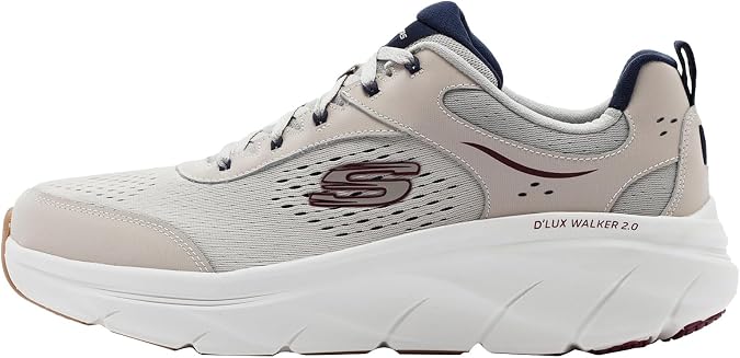 Skechers D'LUX WALKER 2.0 - DURVEN Erkek Gri Spor Ayakkabı