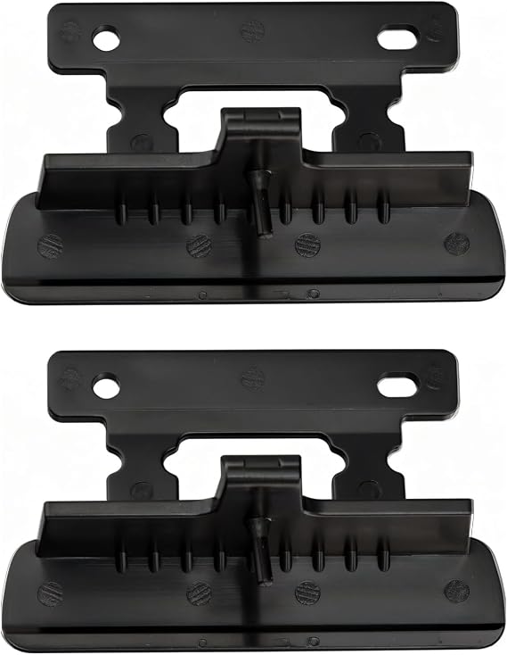 2PCS Center Console Latch Replacement for 2007-2014 Chevy and GMC - Fits Silverado, Tahoe, Avalanche, Sierra, Yukon - Black Auto Accessory #20864151, 20864153, 20864154
