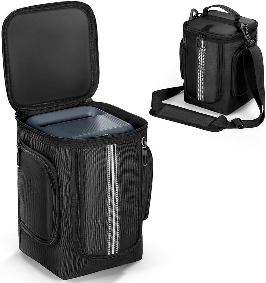Portable Power Station Carrying Case Bag Compatible with Anker C300/C300 Dc, Waterproof Travel Bag with Large Accessory Pocket & Shoulder Strap