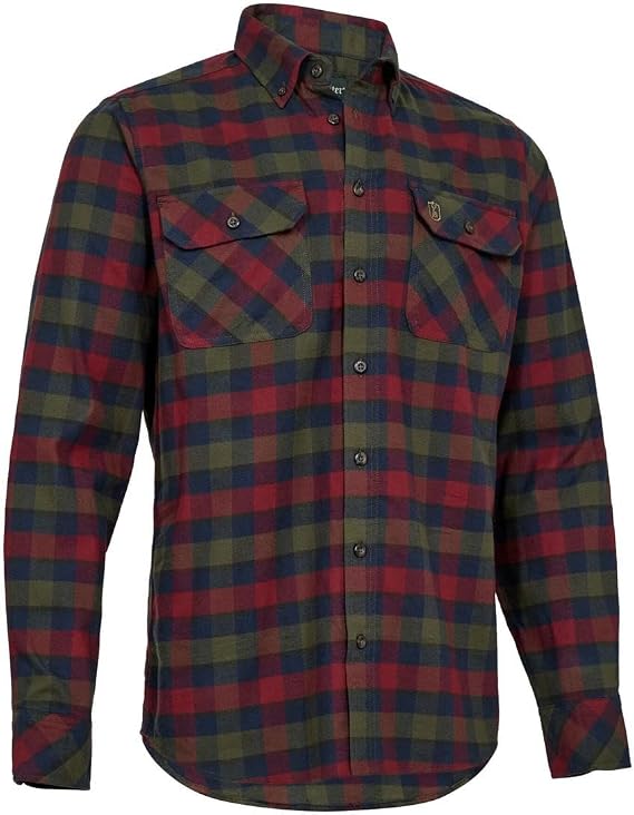 Deerhunter Cooper Cotton Flannel Button-Down Shirt