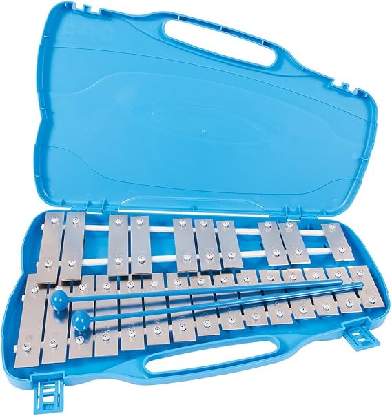 Performance Percussion G2-G4 25 Note Glockenspiel with Silver Keys