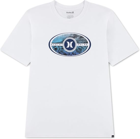 Hurley Boy's 89133 Graphic T-Shirt Short Sleeve (Pack of 1)