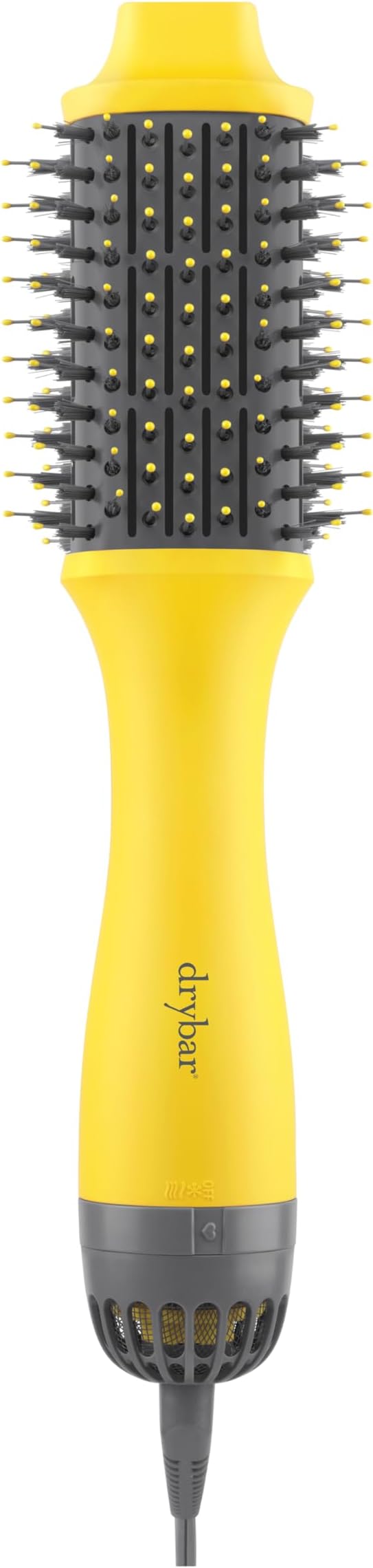 Drybar Double Shot Oval Blow-Dryer Brush | 2.4-inch Hot Air Brush For Voluminous Waves | Less Frizz, More Shine and Smooth Blow-Dry with Ionic Technology | 2-in-1 Hair Dryer and Styler