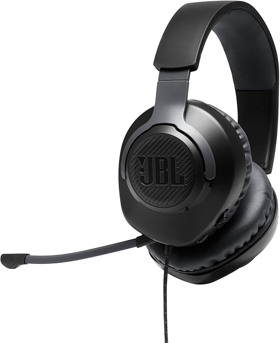 JBL Quantum 100 - Wired Over-Ear Gaming Headphones - Black, L