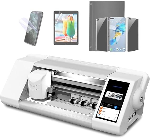 5.5" Touch Screen Hydrogel Film Cutting Machine, Automatic Hydrogel Film Cutter Cuttable for Tablets for Smartphones, Watches and Tablets Edge