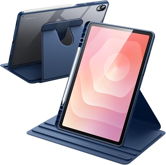 JETech 360° Rotating Case for Samsung Galaxy Tab S11, Navy