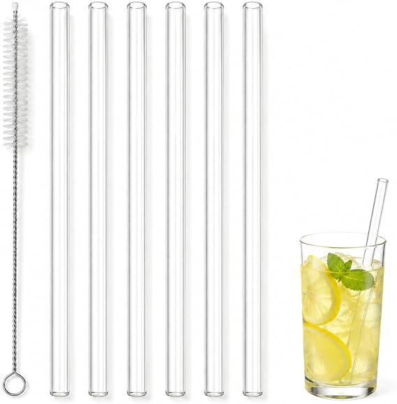 6-Pack Replacement Straws Compatible with Stanley Cup 40oz-Bpa-Free