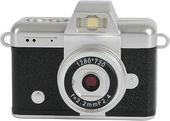 Pikas Joyplus Mini Retro Vlog Kamerası 1080P Full HD Dönen Ekranlı Vintage Tasarım LK-027