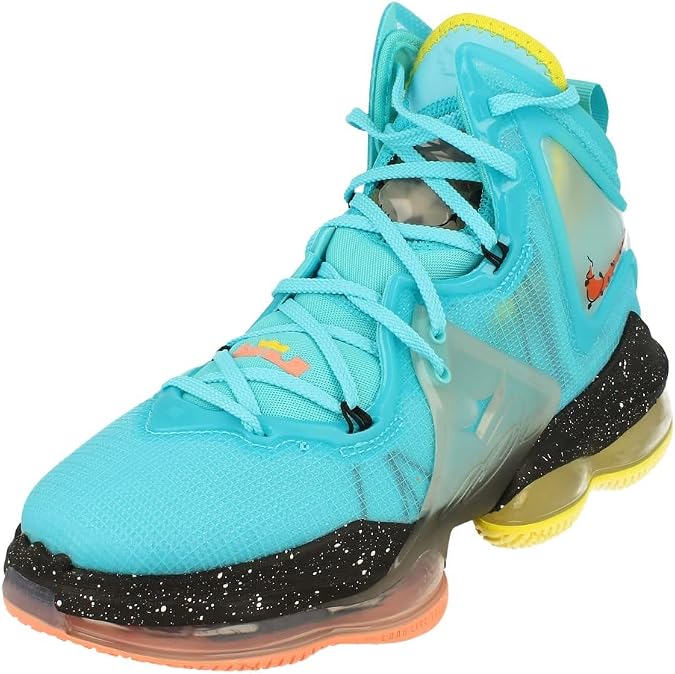 NIKE Lebron XIX Mens Basketball Trainers DC9338 Sneakers Shoes (UK 7.5 US 8.5 EU 42, Polarized Blue Crimson Bliss 400)