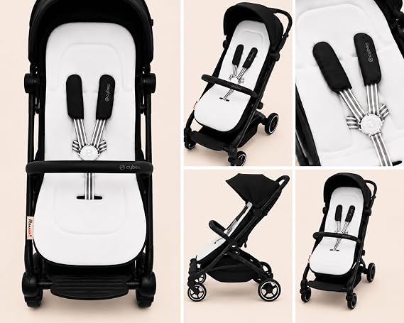 perababy Bebek Arabalarına Özel Puset Minderi - Seat Liner - İç Ped (tüm cybexler ile uyumlu) Beyaz
