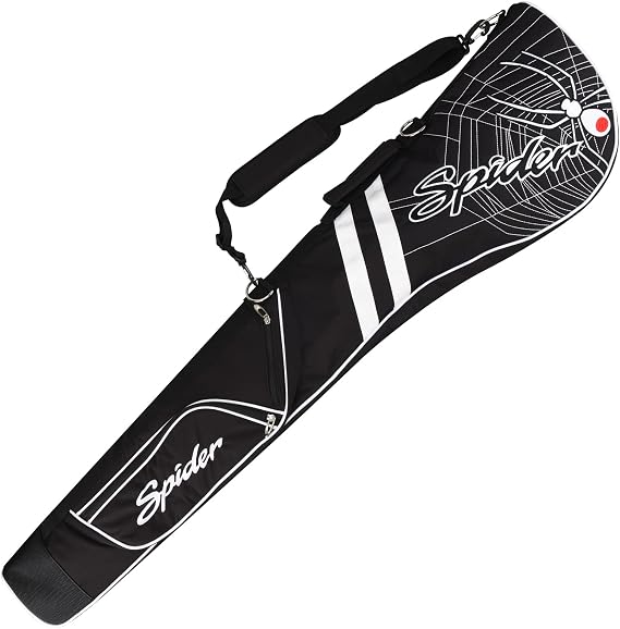 Black Porable Lightweight Waterproof Carry Golf Travel Bag Also available for Customized Version with Your Name Stitched Ideal for Driving Range Practice